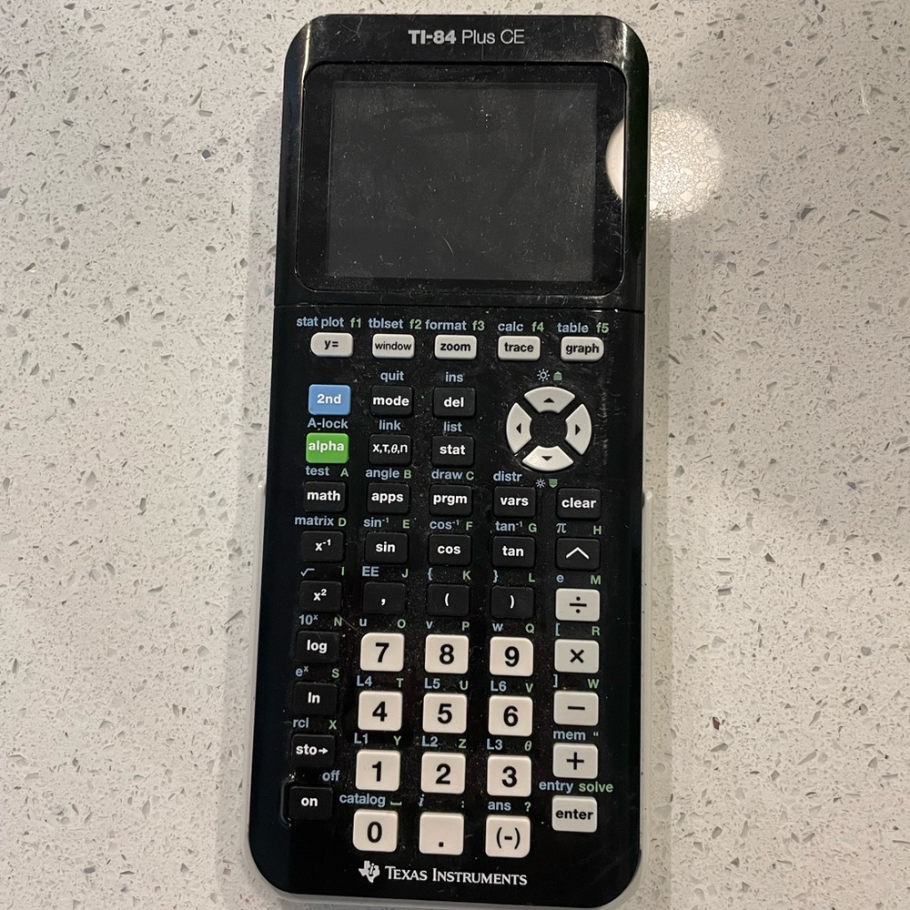 TI 84 graphing calculator